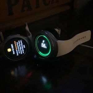 Two (2) Samsung Gear S2 watch model #sm-r730t